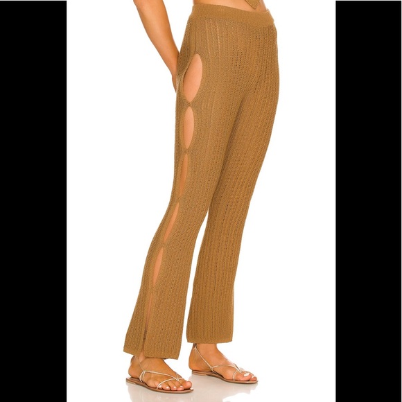 NWOT h:ours Gretna Crochet Pant in Sundial - Picture 2 of 4